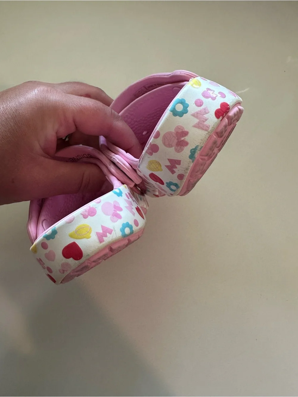6C Kids Crocs - Pink Minnie Mouse